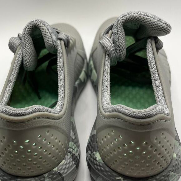 Crocs 206494 LiteRide Camo Pacer Sneaker Shoe Gray Blue Comfort Women's Size 8 - Picture 4 of 6